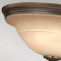Preview: Elstead Plymouth Deckenleuchte E27 3-fach Ältere Bronze