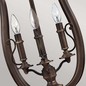 Preview: Elstead Plymouth Kronleuchter E14 4-fach Ältere Bronze