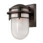 Preview: Elstead Reef Außen-Wandleuchte E27 27cm Viktorianische Bronze IP44