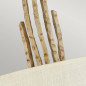 Preview: Elstead Spyre Wandleuchte E14 2-fach Champagner-Gold