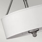 Preview: Elstead Sussex Deckenleuchte E27 3-fach Nickel gebürstet