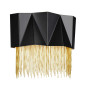 Preview: Elstead Zuma LED Wandleuchte G9 3-fach Satinschwarz, Gold