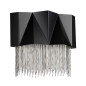 Preview: Elstead Zuma LED Wandleuchte G9 3-fach Satinschwarz, Silber