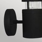 Preview: Elstead Hornbaek Außen-Wandleuchte E27 25cm Edelstahl, Schwarz IP44