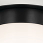 Preview: Elstead Albers Deckenleuchte E27 Schwarz Opalglas