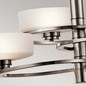 Preview: Elstead Aleeka LED Kronleuchter G9 3-fach Klassisches Zinn