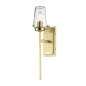 Preview: Elstead Alton Wandleuchte E27 Gebürstetes Messing IP44