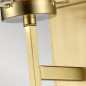 Preview: Elstead Alton Wandleuchte E27 Gebürstetes Messing IP44