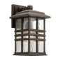 Preview: Elstead Beacon Square Außen-Wandleuchte E27 36cm Ältere Bronze IP44 Anti-Meerwasser