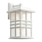 Preview: Elstead Beacon Square Außen-Wandleuchte E27 36cm Weiß IP44 Anti-Meerwasser
