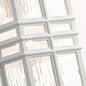 Preview: Elstead Beacon Square Außen-Wandleuchte E27 36cm Weiß IP44 Anti-Meerwasser