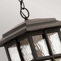 Preview: Elstead Beacon Square Außen-Hängeleuchte E27 Ältere Bronze IP44 Anti-Meerwasser