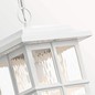 Preview: Elstead Beacon Square Außen-Hängeleuchte E27 Weiß IP44 Anti-Meerwasser