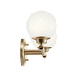 Preview: Elstead Benno Wandleuchte G9 2-fach Champagnerbronze Opalglas weiß IP44