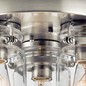 Preview: Elstead Brinley Deckenleuchte E27 3-fach Nickel gebürstet