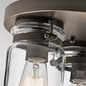 Preview: Elstead Brinley Deckenleuchte E27 3-fach Bronze Nickel gebürstet