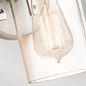 Preview: Elstead Brinley Wandleuchte E27 Nickel gebürstet