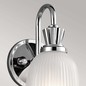 Preview: Elstead Cora LED Wandleuchte G9 Poliertes Chrom IP44
