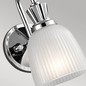 Preview: Elstead Cora LED Wandleuchte G9 Poliertes Chrom IP44