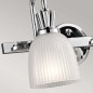 Preview: Elstead Cora LED Wandleuchte G9 2-fach Poliertes Chrom IP44