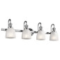 Preview: Elstead Cora LED Wandleuchte G9 4-fach Poliertes Chrom IP44