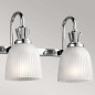 Preview: Elstead Cora LED Wandleuchte G9 4-fach Poliertes Chrom IP44