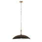 Preview: Elstead Delarosa Pendelleuchte E27  Schwarz und Champagnerbronze Schwarz