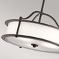 Preview: Elstead Emory Hängeleuchte E27 3-fach 26cm Bronze