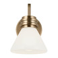 Preview: Elstead Farum Wandleuchte G9 Champagnerbronze Weiß IP44
