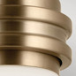 Preview: Elstead Farum Wandleuchte G9 Champagnerbronze Weiß IP44