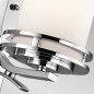 Preview: Elstead Hendrik LED Wandleuchte G9 Poliertes Chrom IP44