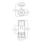 Preview: Elstead Hendrik LED Wandleuchte G9 Poliertes Chrom IP44