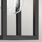Preview: Elstead Hone S Außenwandleuchte E27 Strukturiertes Schwarz Glas klar IP44 Anti-Meerwasser