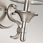 Preview: Elstead Lacey Wandleuchte E14 Antikes Zinn Weiss-organza