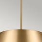 Preview: Elstead Luella Pendelleuchte E14 3-fach Gebürstetes Naturmessing