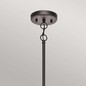 Preview: Elstead Lyndon Außen-Kronleuchter E27 5-fach Architektonische Bronze IP44