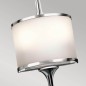 Preview: Elstead Mona LED Wandleuchte G9 2-fach 56cm Poliertes Chrom IP44