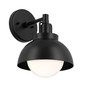 Preview: Elstead Niva Wandleuchte E27 Schwarz Schwarz