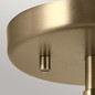 Preview: Elstead Niva Wandleuchte E27 Champagnerbronze Champagnergold