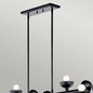 Preview: Elstead Palta Pendelleuchte E14 10-fach Satinschwarz Schwarz
