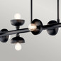 Preview: Elstead Palta Pendelleuchte E14 10-fach Satinschwarz Schwarz