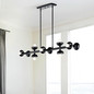 Preview: Elstead Palta Pendelleuchte E14 10-fach Satinschwarz Schwarz