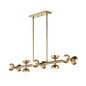 Preview: Elstead Palta Pendelleuchte E14 10-fach Champagnerbronze Champagnergold