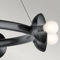 Preview: Elstead Palta Pendelleuchte E14 9-fach Satinschwarz Schwarz