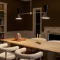 Preview: Elstead Phix Pendelleuchte E27 4-fach Schwarz und Champagnerbronze Schwarz