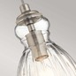 Preview: Elstead Riviera Hängeleuchte E27 28cm Nickel gebürstet