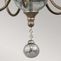 Preview: Elstead Rosalie Kronleuchter E14 5-fach 68cm Sterling Gold