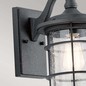 Preview: Elstead Royal Marine Außen-Wandleuchte E27 34cm alt Schwarz IP44