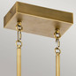 Preview: Elstead Serene LED Pendelleuchte Naturmessing Messing