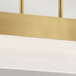 Preview: Elstead Serene LED Pendelleuchte Naturmessing Messing